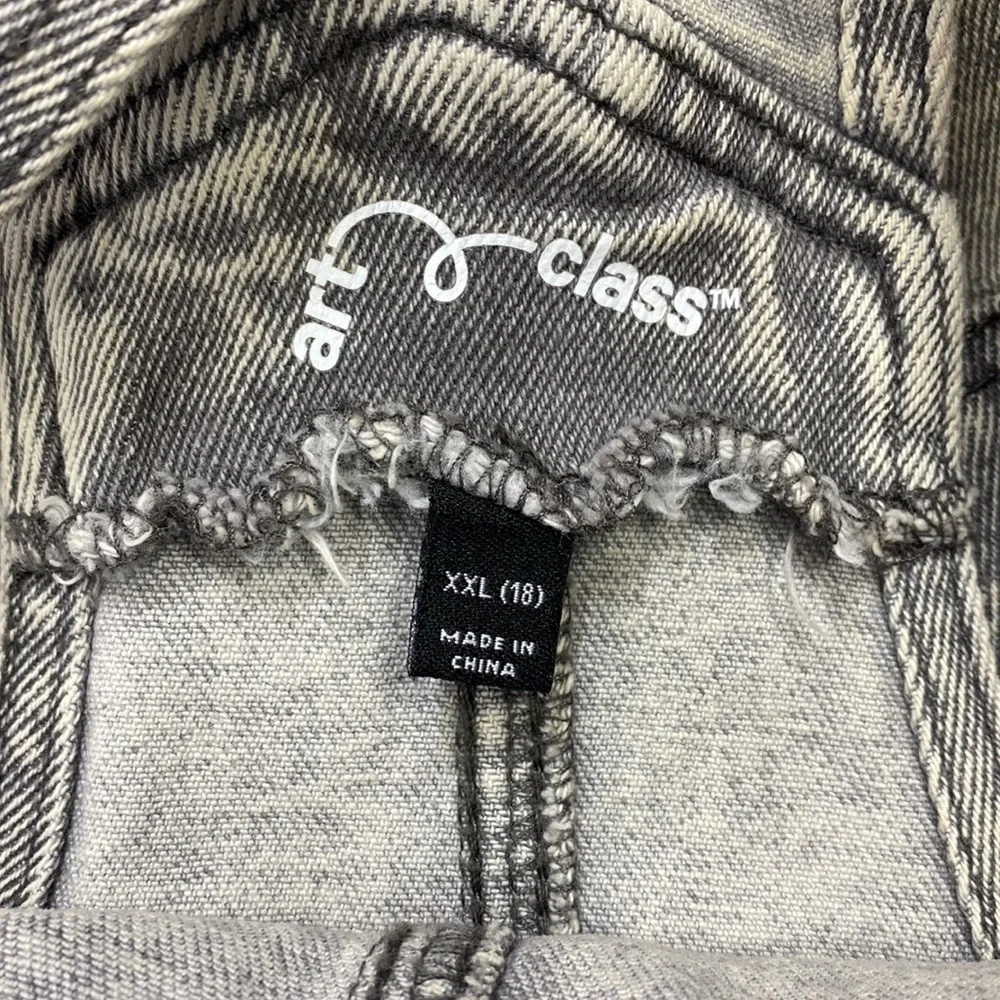 Art Class Gray Overall Jumper Dress XXL (16)